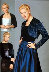 2573 BURDA BOLERO JACKET LENGTHS EZ PATTERN 6-20 Uncut